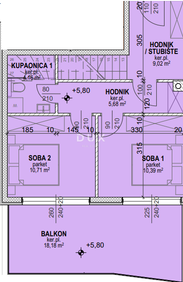 PAG, POVLJANA - OCCASIONE! Nuovo edificio a 200 metri dalla spiaggia! S8