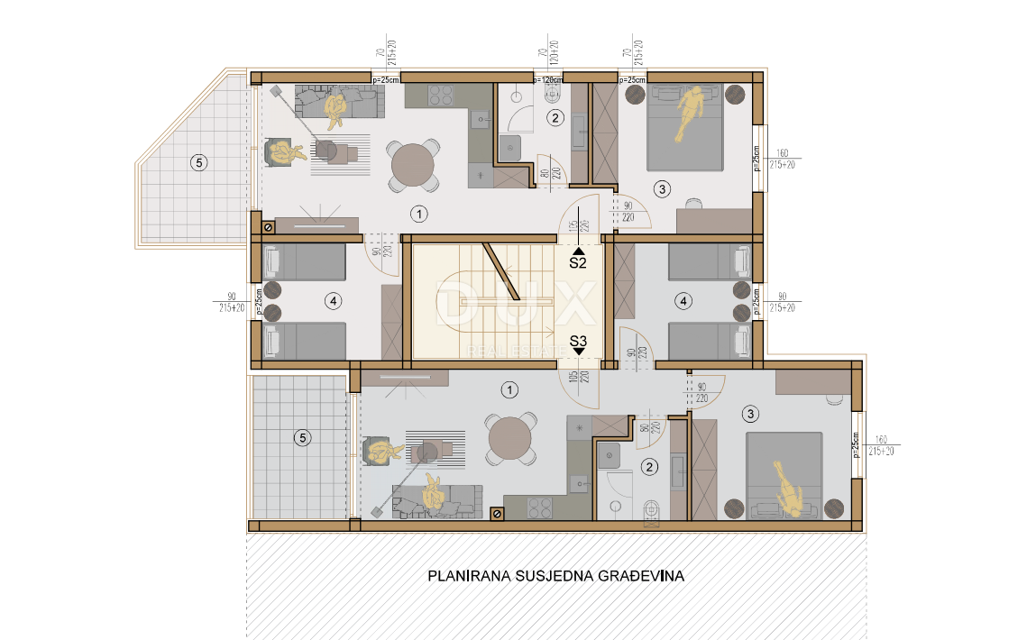 ISTRIA, VALDEBEK – Grazioso appartamento in un nuovo edificio