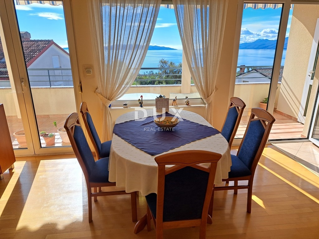 MARČELJEVA DRAGA - appartamento 110m2, DB+2S, 2° piano con una bellissima vista sul mare + garage