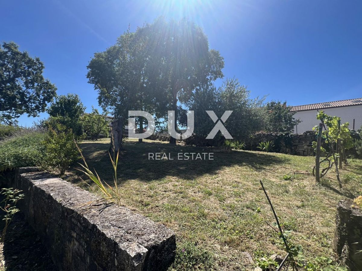 ISTRIA, VIŠNJAN - Proprietà di due case in pietra immerse nella natura e con vista sul mare