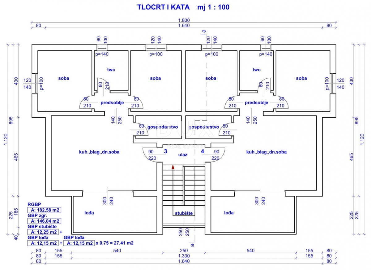 ISOLA DI RAB, KAMPOR - OCCASIONE! Appartamento con vista sulla foresta di Dundo