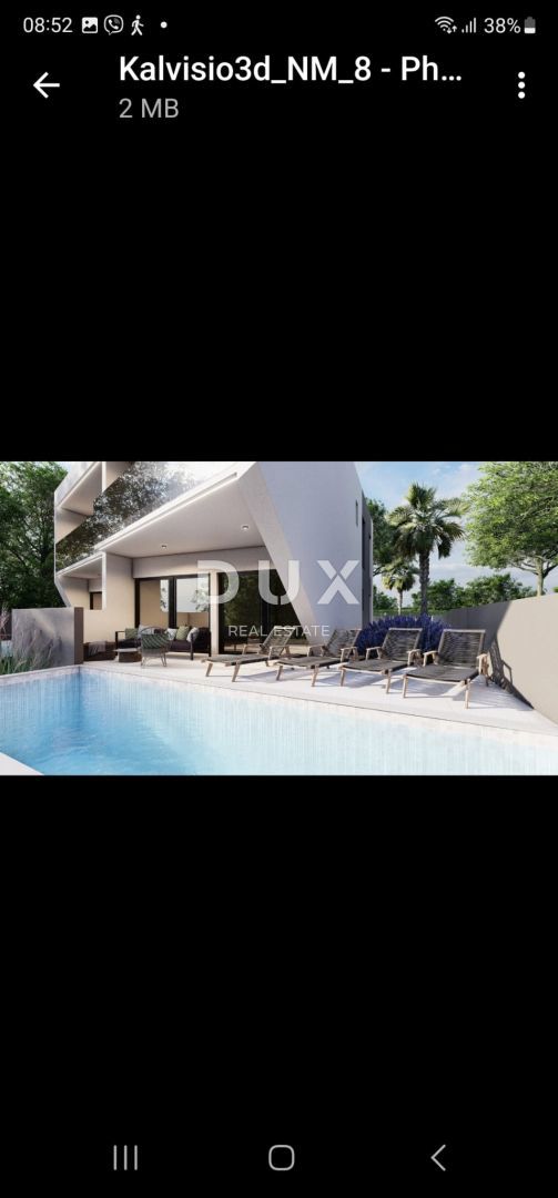 CRIKVENICA, JADRANOVO - lussuosa casa bifamiliare con piscina, 143m2