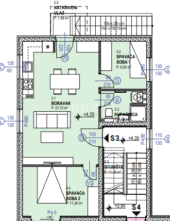 ISOLA DI PAG, POVLJANA - OCCASIONE! Appartamento di nuova costruzione in riva al mare!