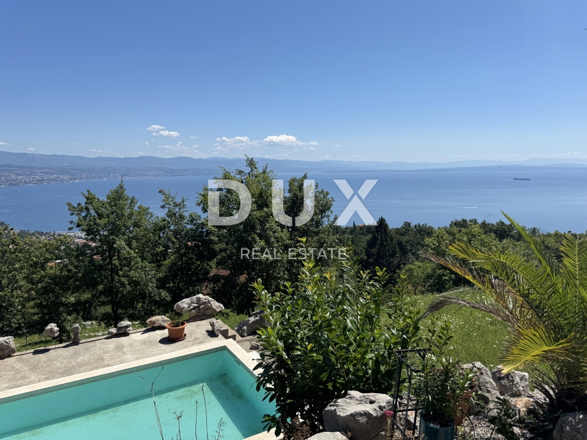 LOVRAN, DOBREĆ - Paradiso panoramico sopra il Quarnero - un appartamento che vi toglierà il fiato