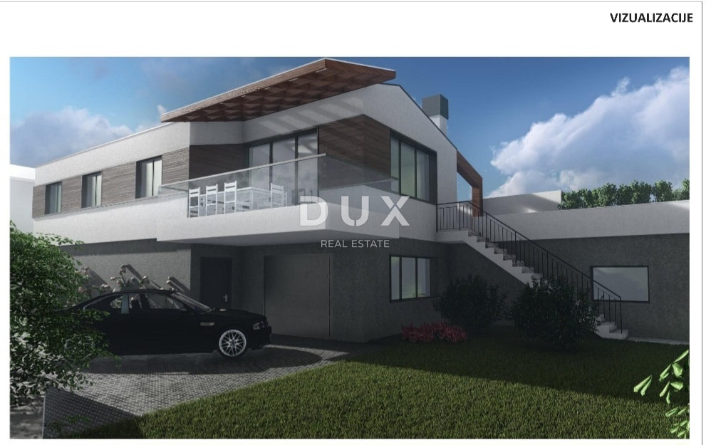 OPATIJA, MIHOTIĆI - Casa antica con progetto, permesso di costruire e vista