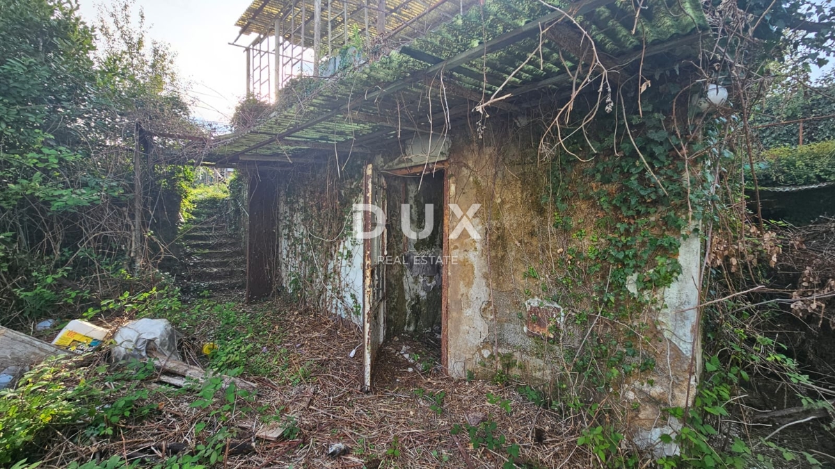 OPATIJA, MIHOTIĆI - Casa antica con progetto, permesso di costruire e vista