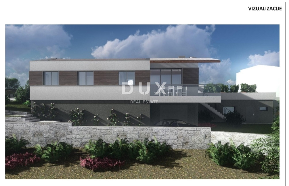 OPATIJA, MIHOTIĆI - Casa antica con progetto, permesso di costruire e vista