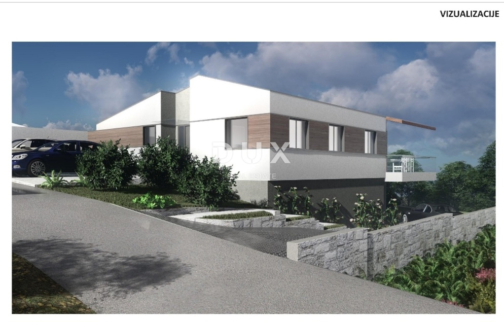 OPATIJA, MIHOTIĆI - Casa antica con progetto, permesso di costruire e vista