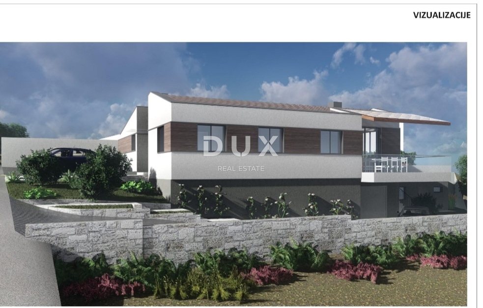 OPATIJA, MIHOTIĆI - Casa antica con progetto, permesso di costruire e vista