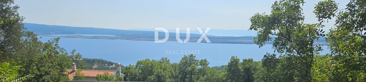 CRIKVENICA, JADRANOVO - terreno edificabile di 486 m2 con vista panoramica sul mare! OCCASIONE!