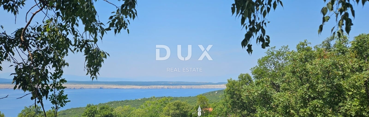 CRIKVENICA, JADRANOVO - terreno edificabile di 486 m2 con vista panoramica sul mare! OCCASIONE!
