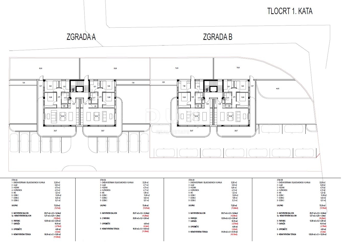 ŠIBENIK, BRODARICA - Appartamento in vendita, di nuova costruzione, con vista su Krapanj