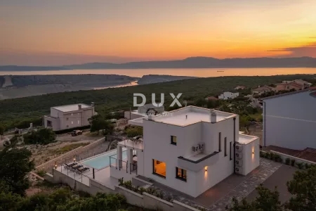 CRIKVNICA, ŠMRIKA - Villa di lusso con piscina e splendida vista sul mare