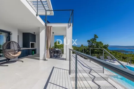 CRIKVNICA, ŠMRIKA - Villa di lusso con piscina e splendida vista sul mare