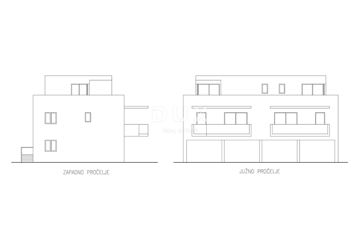 ŠIBENIK, BRODARICA – Attico di nuova costruzione, garage, vista panoramica, a 270 metri dal mare.