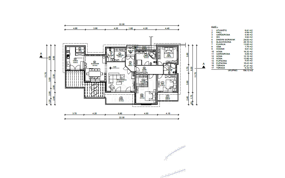 SRDOČI, MARTINKOVAC, BRESTOVICE - casa/villa 400m2 + giardino 720m2