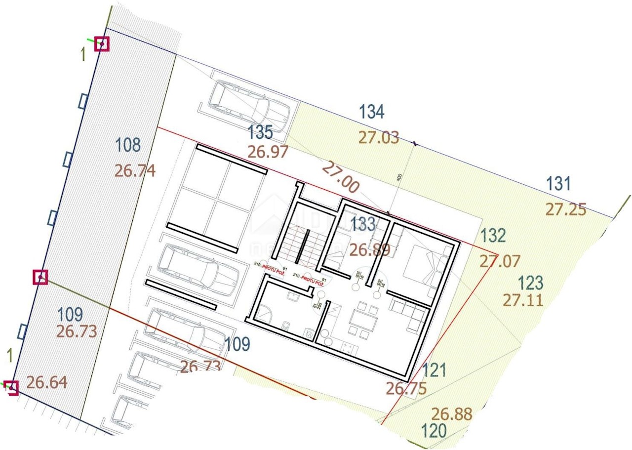 Appartamento Veli vrh, Pula, 116,29m2