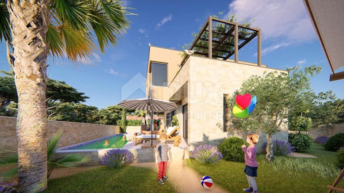 ISTRIA, ŠIŠAN - Villa contemporanea con piscina vicino al mare