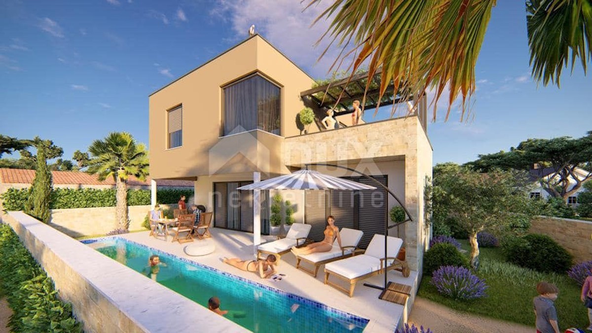 ISTRIA, ŠIŠAN - Villa contemporanea con piscina vicino al mare