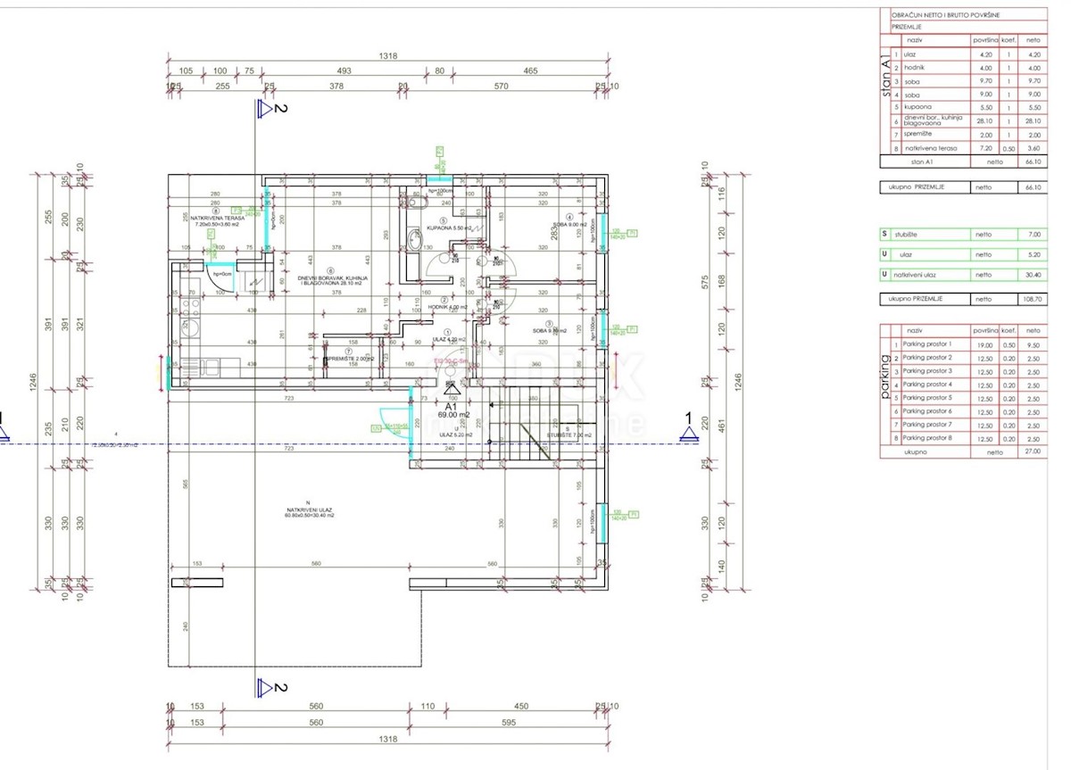 Appartamento Valbandon, Fažana, 300m2