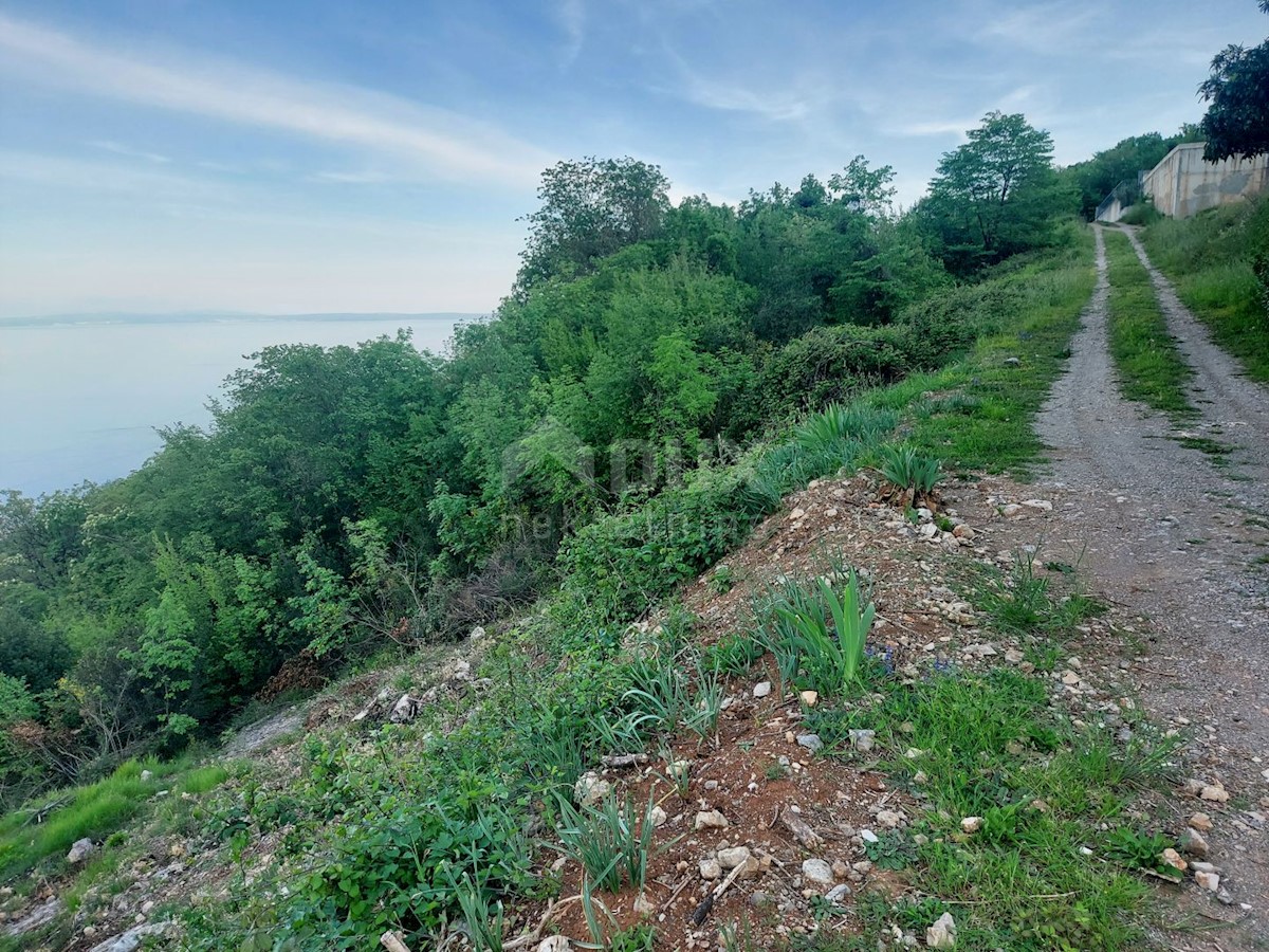 OPATIJA, KOLAVIĆI - terreno edificabile 1096m2 con un progetto per una villa con vista panoramica sul mare per una casa familiare/villa/casa in affitto - vacanza con piscina