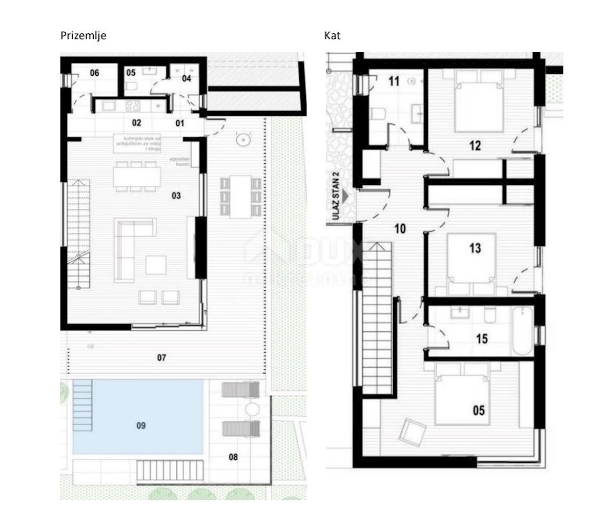 Appartamento Ćikovići, Kastav, 163m2