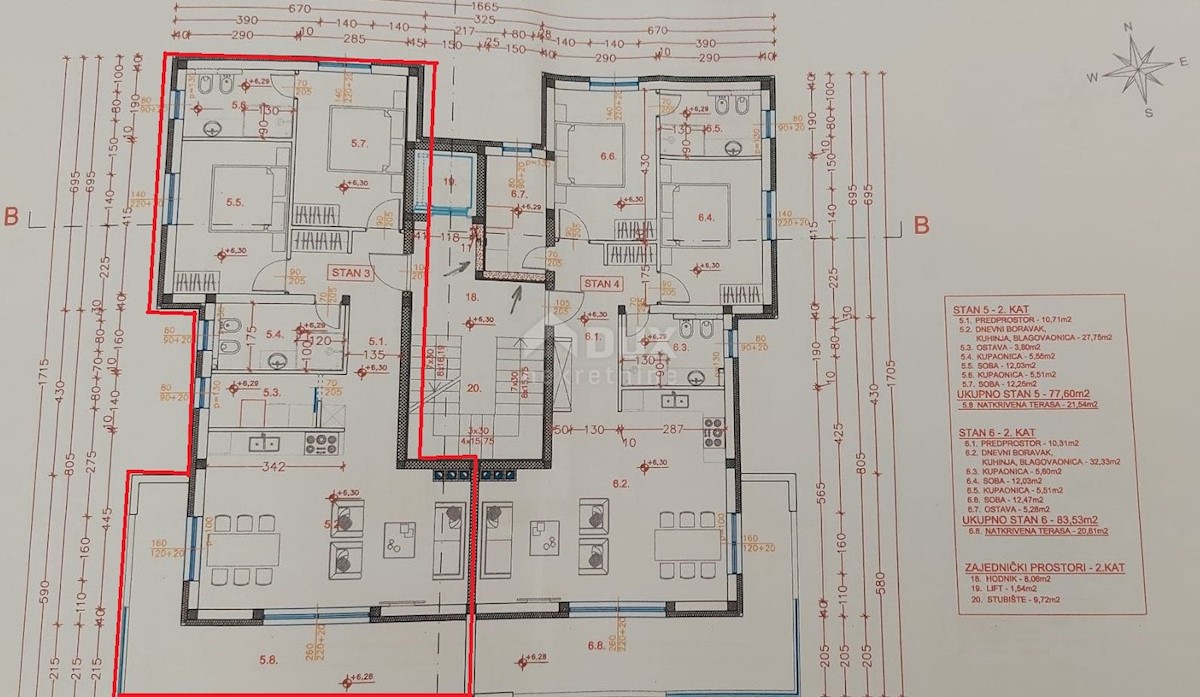 Appartamento Peroj, Vodnjan, 110m2