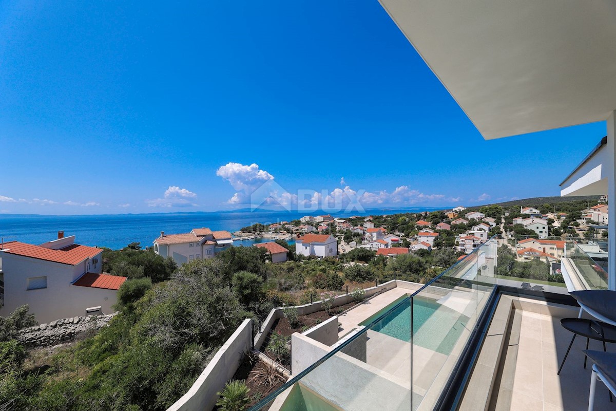 ISOLA DI PAG, JAKIŠNICA - eccezionale villa duplex moderna con piscina