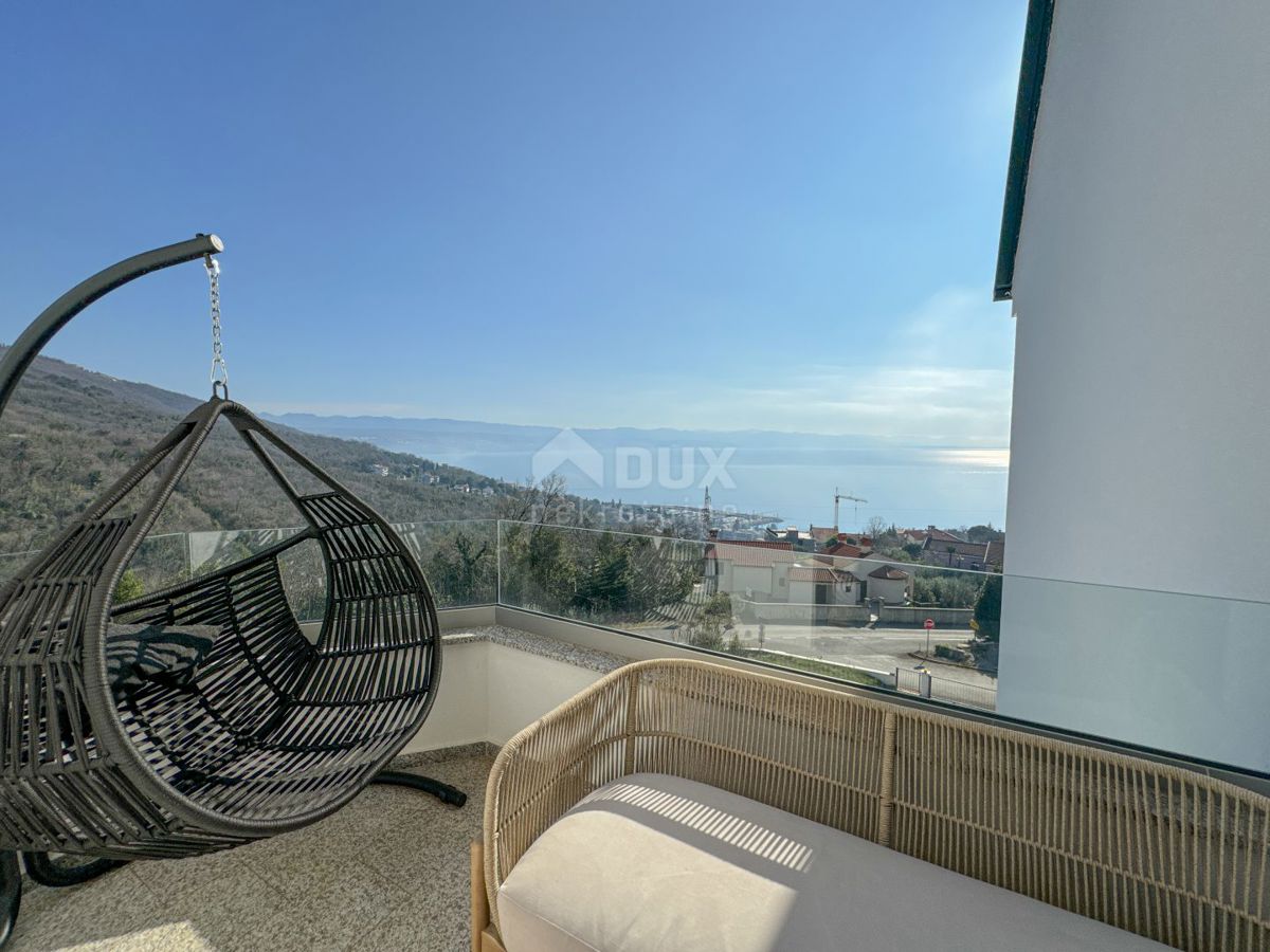 OPATIJA, IČIĆI - un appartamento splendidamente arredato con vista panoramica sul mare e balcone vicino al mare