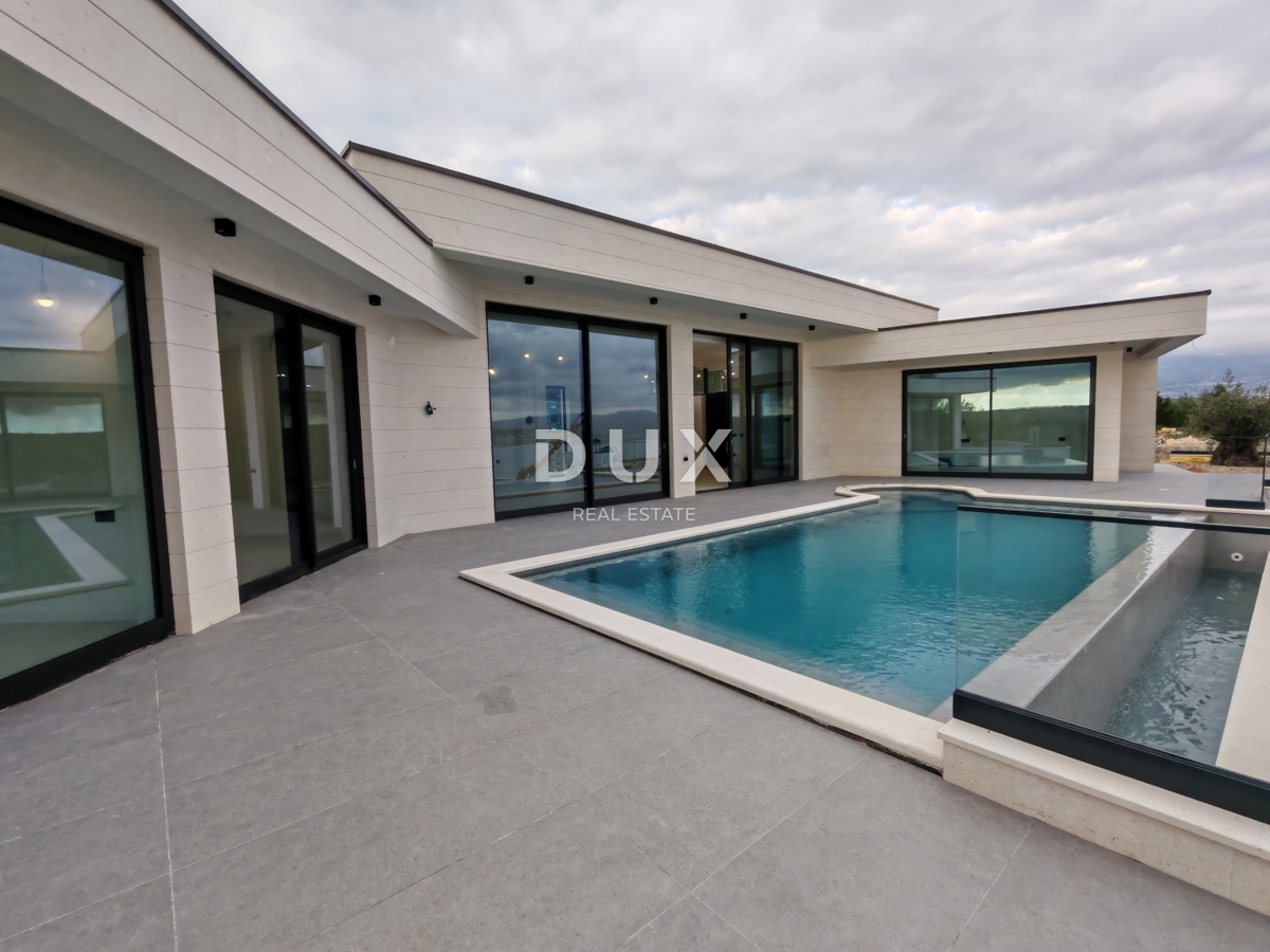 ZADAR, POSEDARJE - Incantevole villa al piano terra con vista panoramica sul mare!