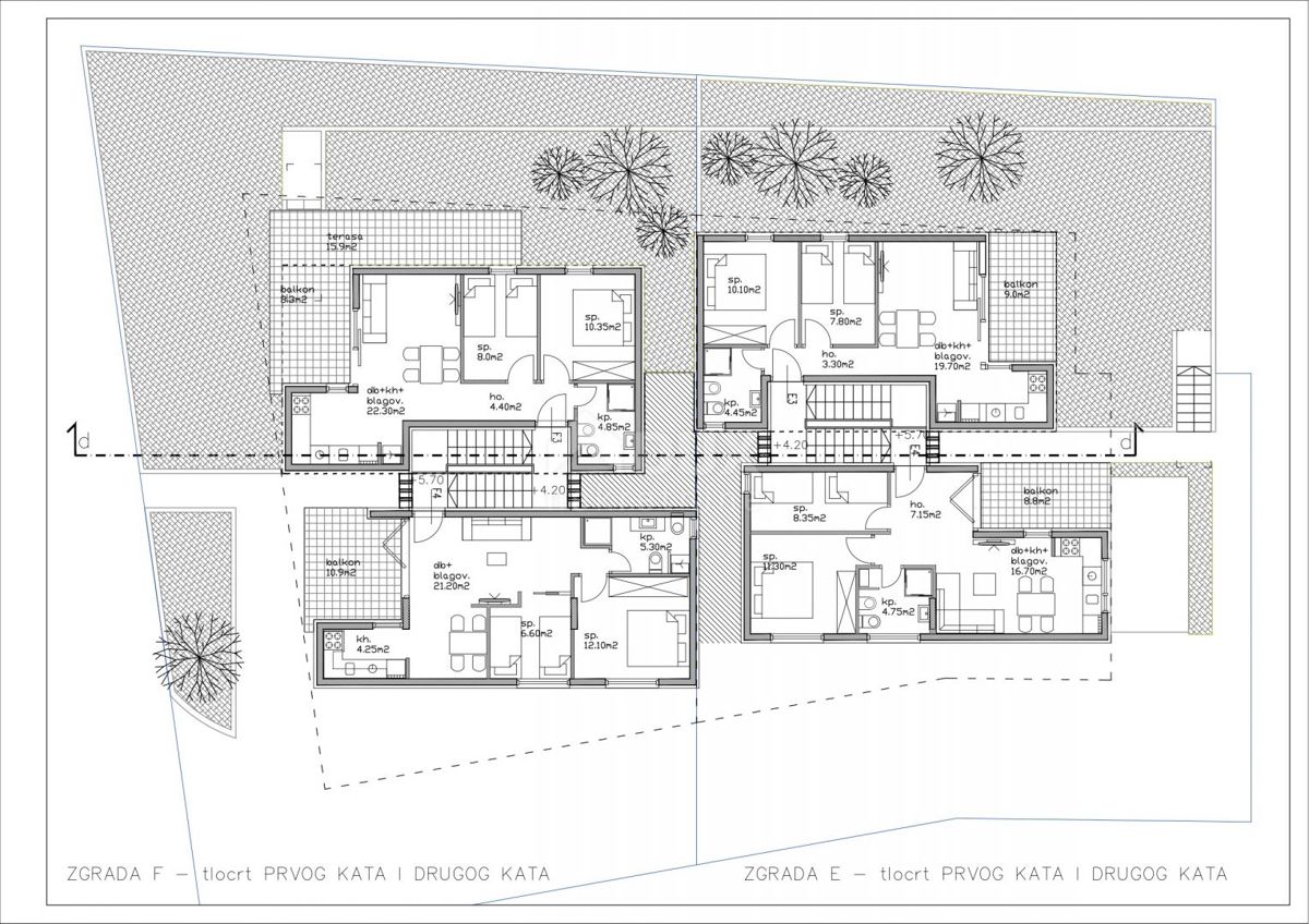 Appartamento Umag, 45,35m2