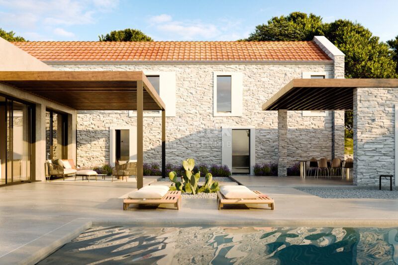 ISTRIA, SVETVINČENAT - Una villa esclusiva che unisce tradizione e architettura moderna