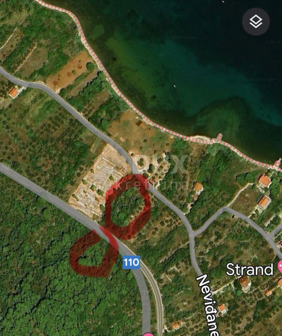 NEVIĐANE, PAŠMAN - Terreno agricolo ai margini della zona edificabile!