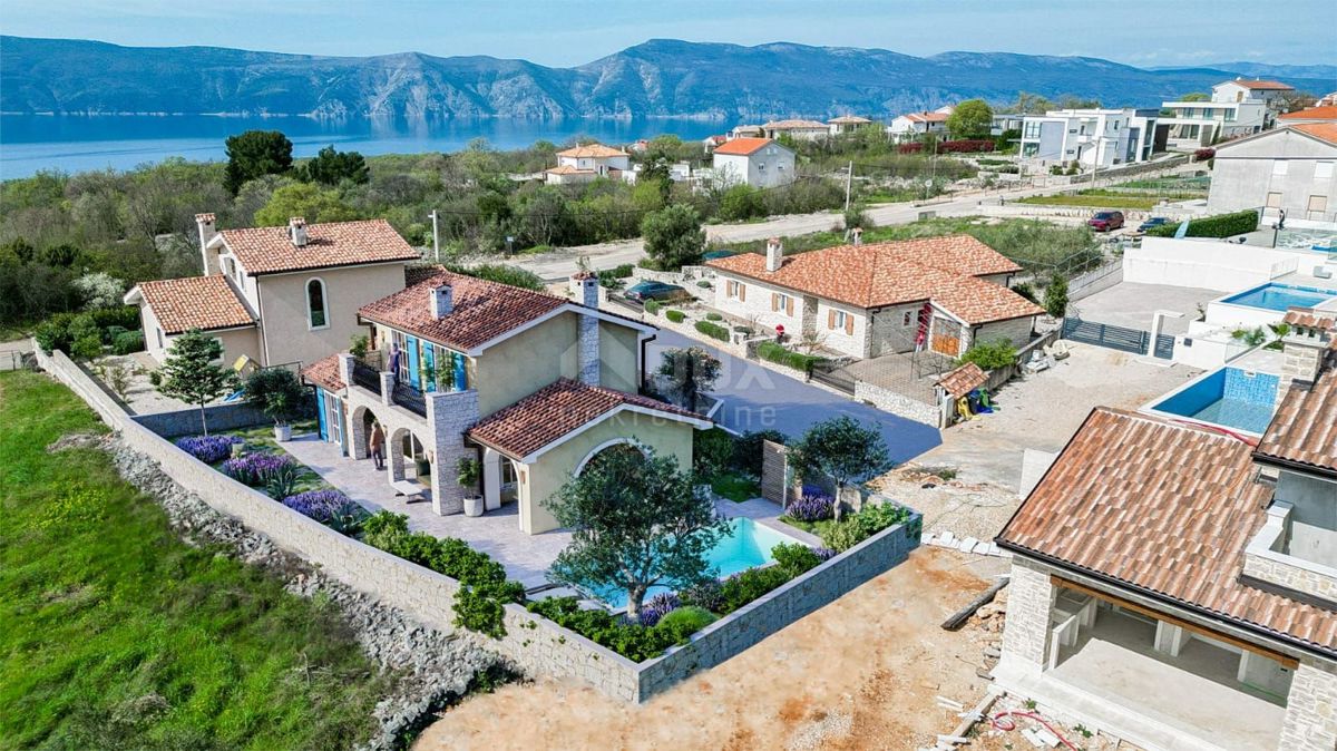 ISOLA DI KRK, LINARDIĆI - Villa mediterranea con piscina 