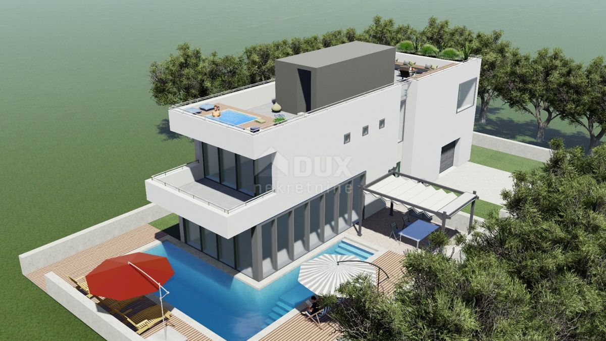 ZADAR, VRSI - Villa di lusso con vista mare in costruzione