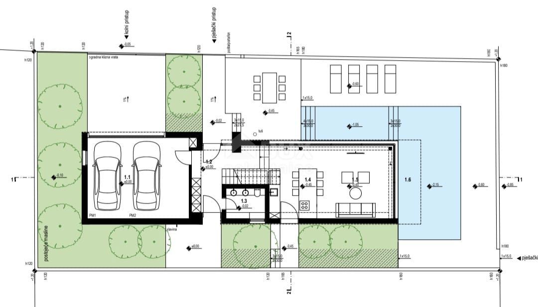 ZADAR, VRSI - Villa di lusso con vista mare in costruzione