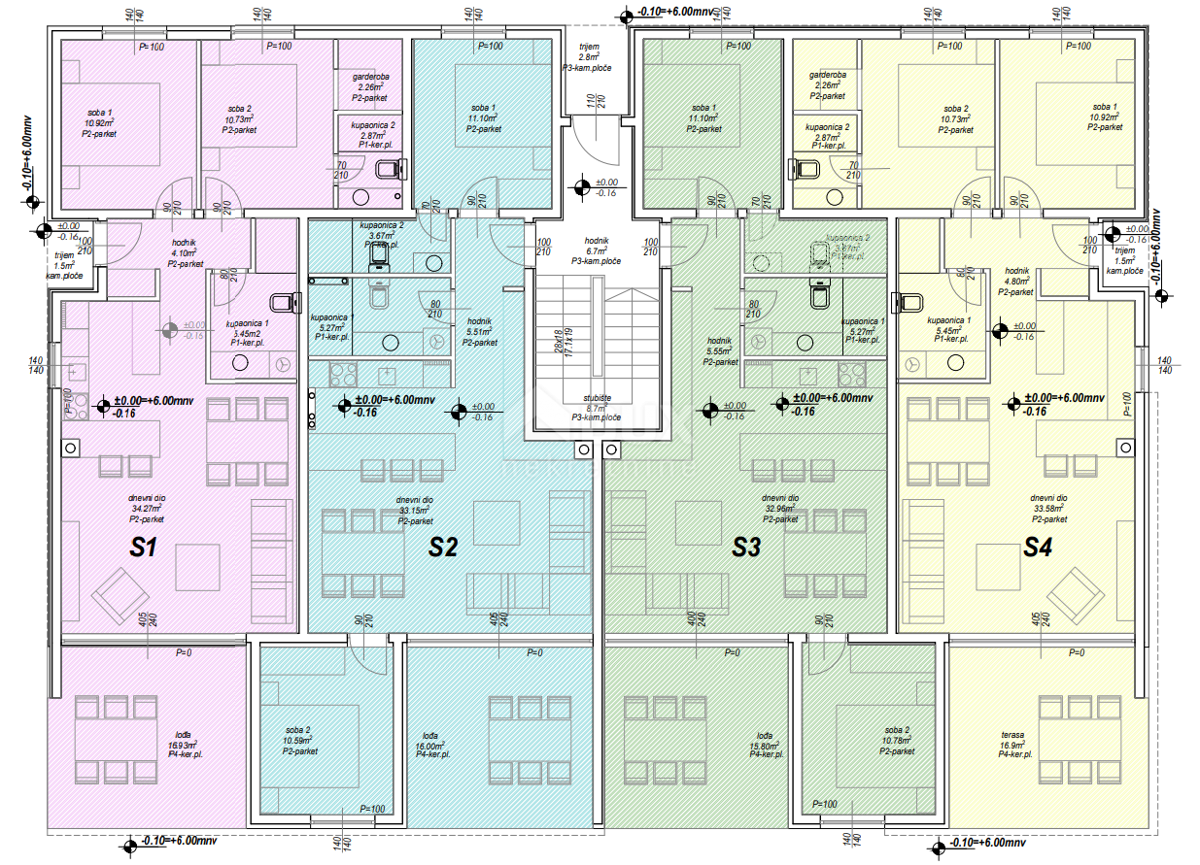 ZADAR, PRIVLAKA - Opportunità esclusiva per una vita lussuosa vicino alla spiaggia in una nuova costruzione moderna! S2
