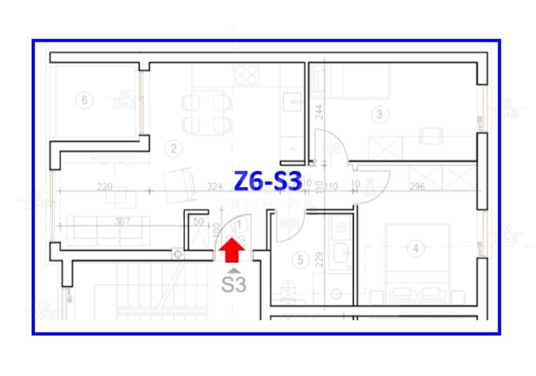 ISTRIA, POLA - Appartamento 55,48 m2!