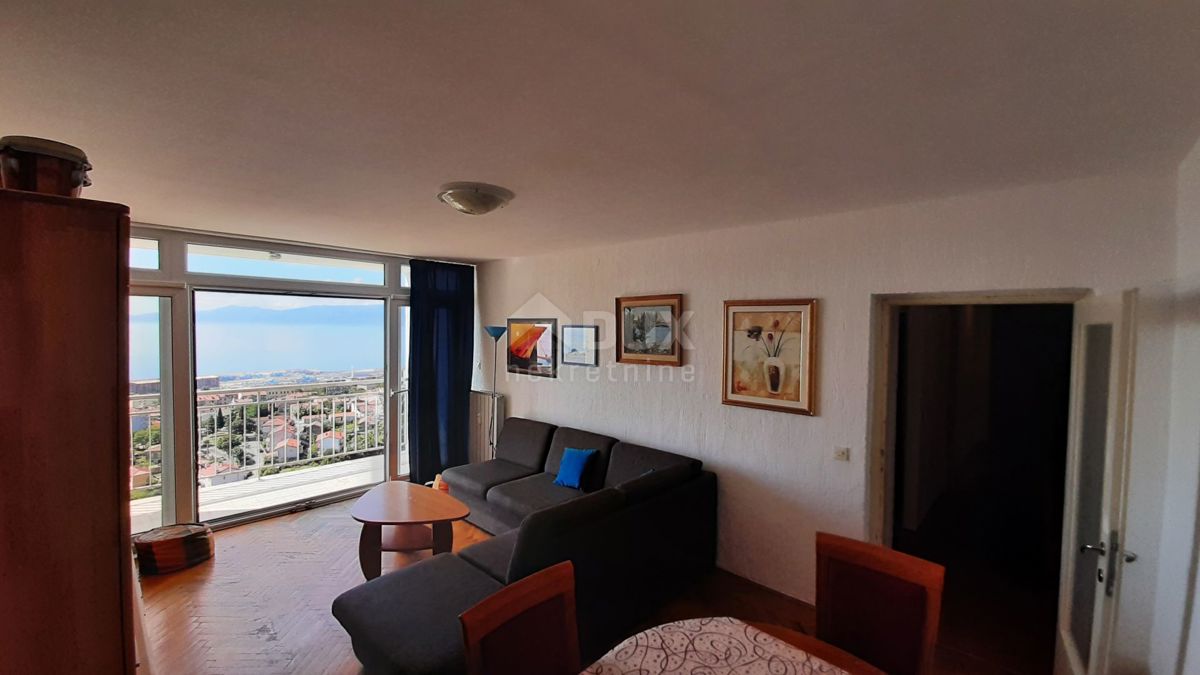 RIJEKA, RASTOČINE - 3 camere da letto + bagno con balcone e vista mare 