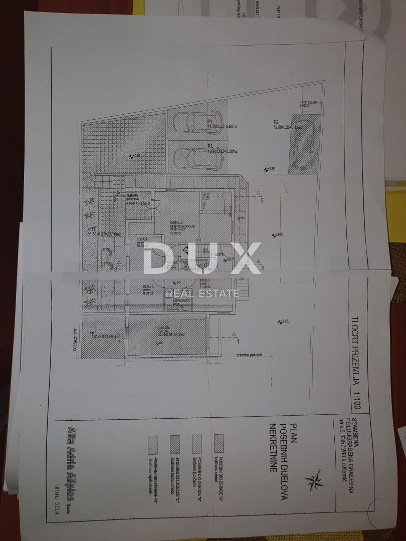 ISOLA DI KRK, KORNIC - Appartamento con 3 camere da letto al piano terra con giardino