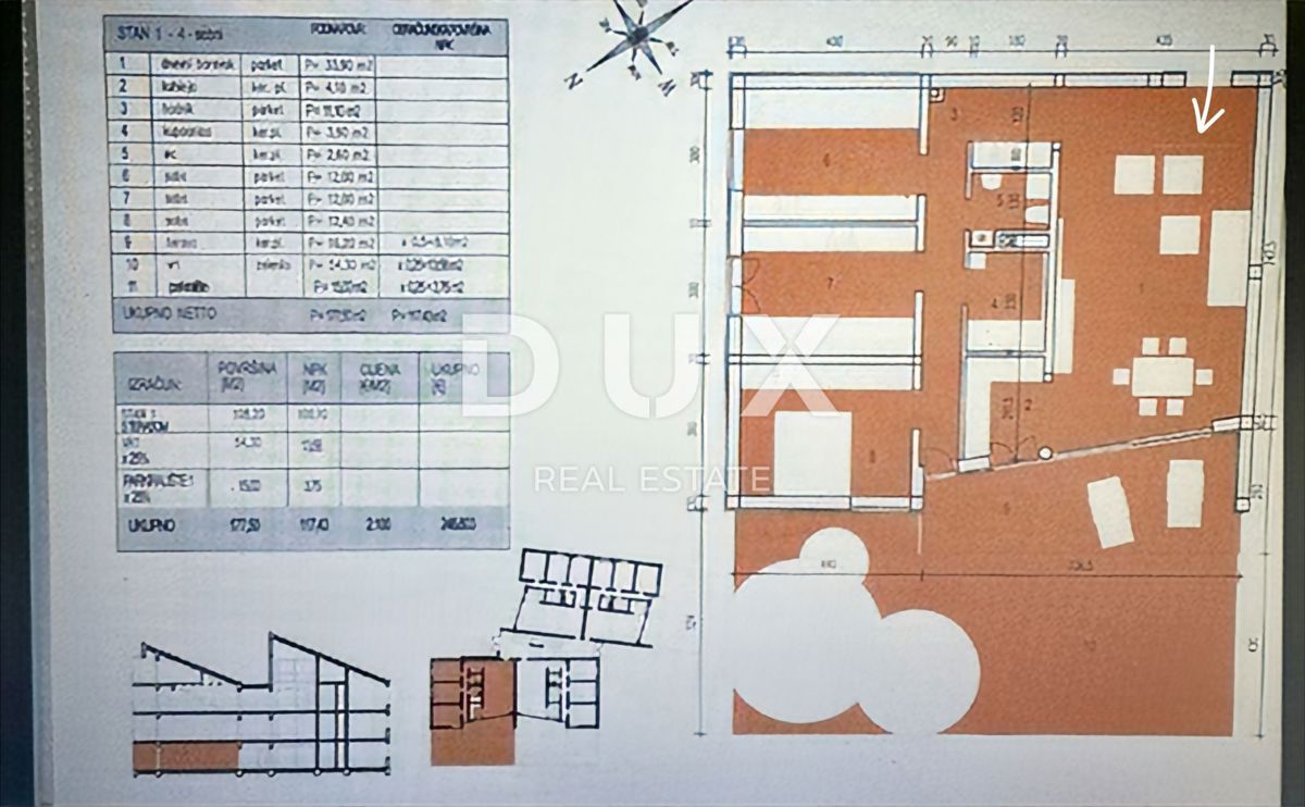 ISTRIA, PEROJ - Appartamento con 3 camere da letto al piano terra vicino al centro e alle spiagge