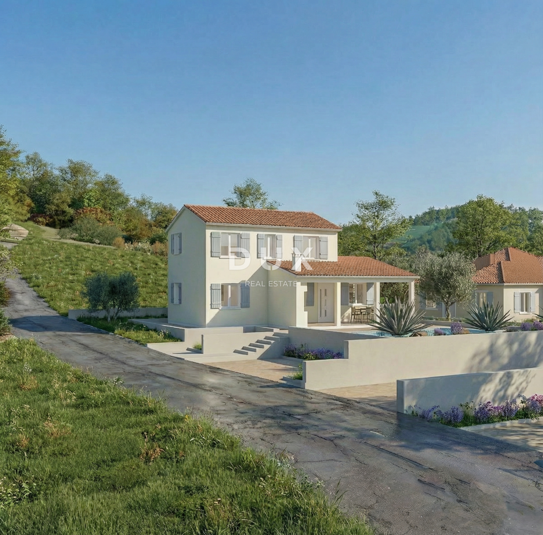 ISTRIA, PIĆAN - Villa moderna con piscina in un villaggio tranquillo