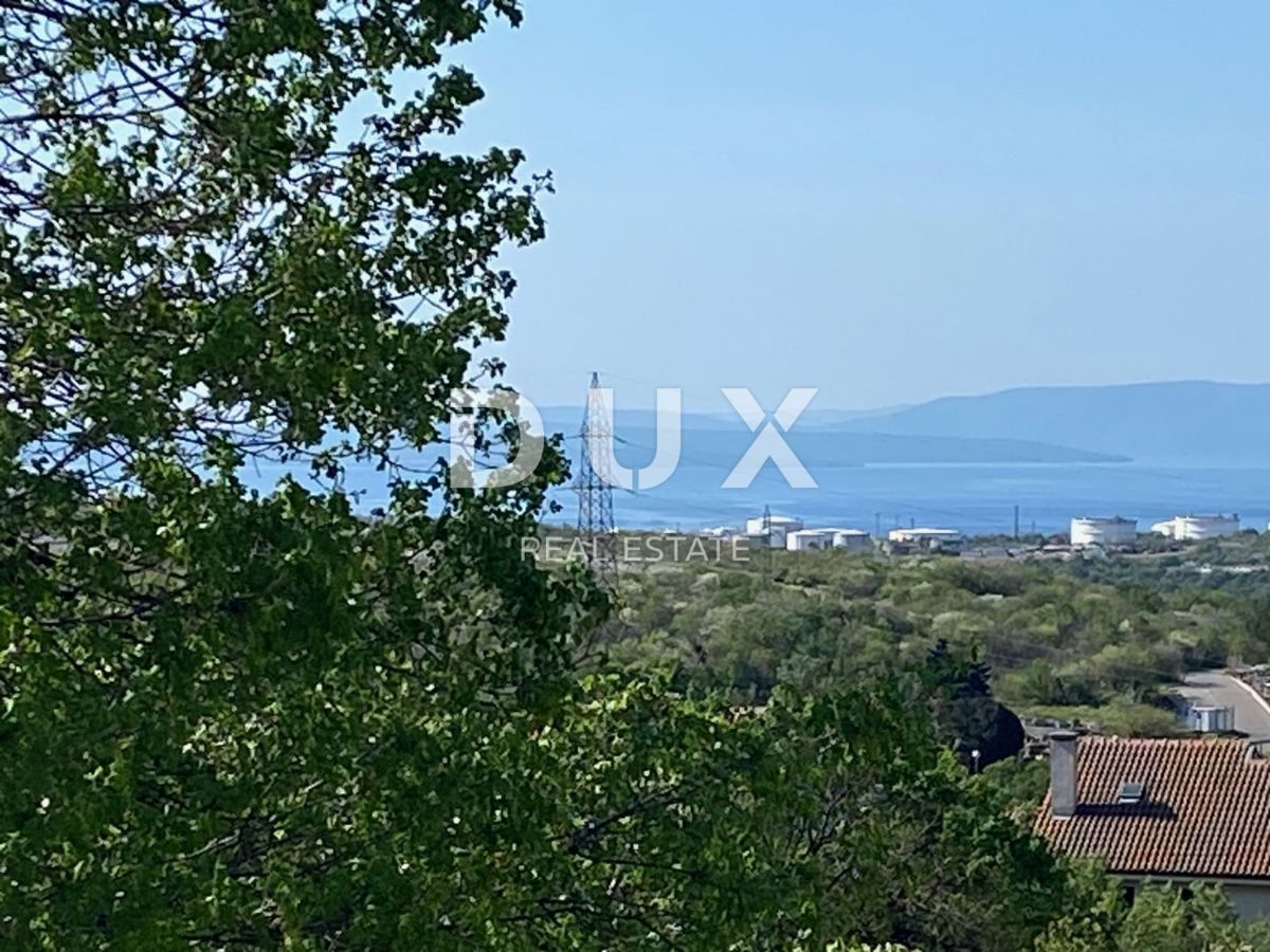 RIJEKA, KRASICA - terreno edificabile 1330m2 con vista mare per un edificio residenziale - appartamenti / appartamenti / casa familiare / villa! OPPORTUNITÀ!!! 