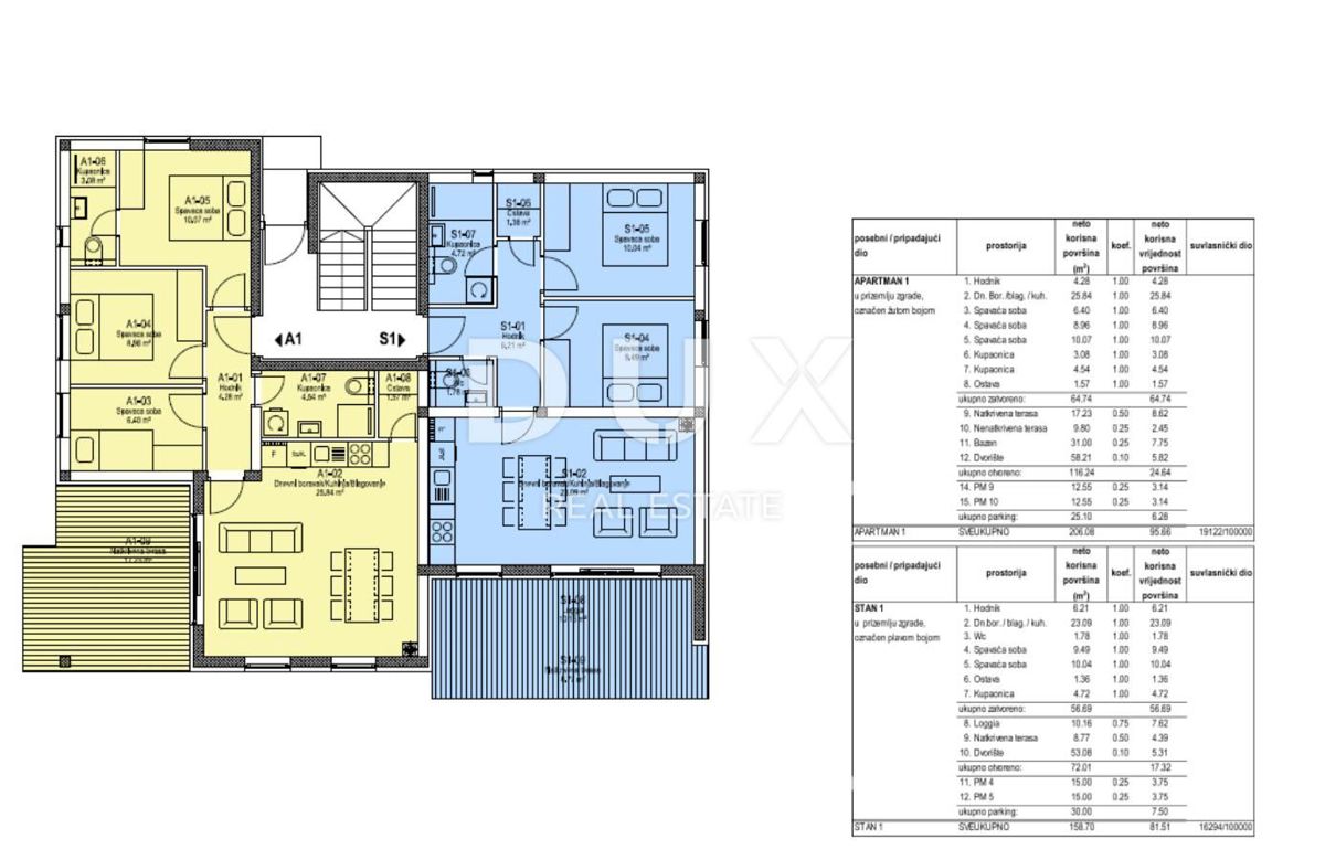 Appartamento Novalja, 81,51m2