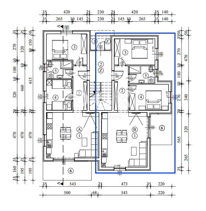 Appartamento Umag, 64m2