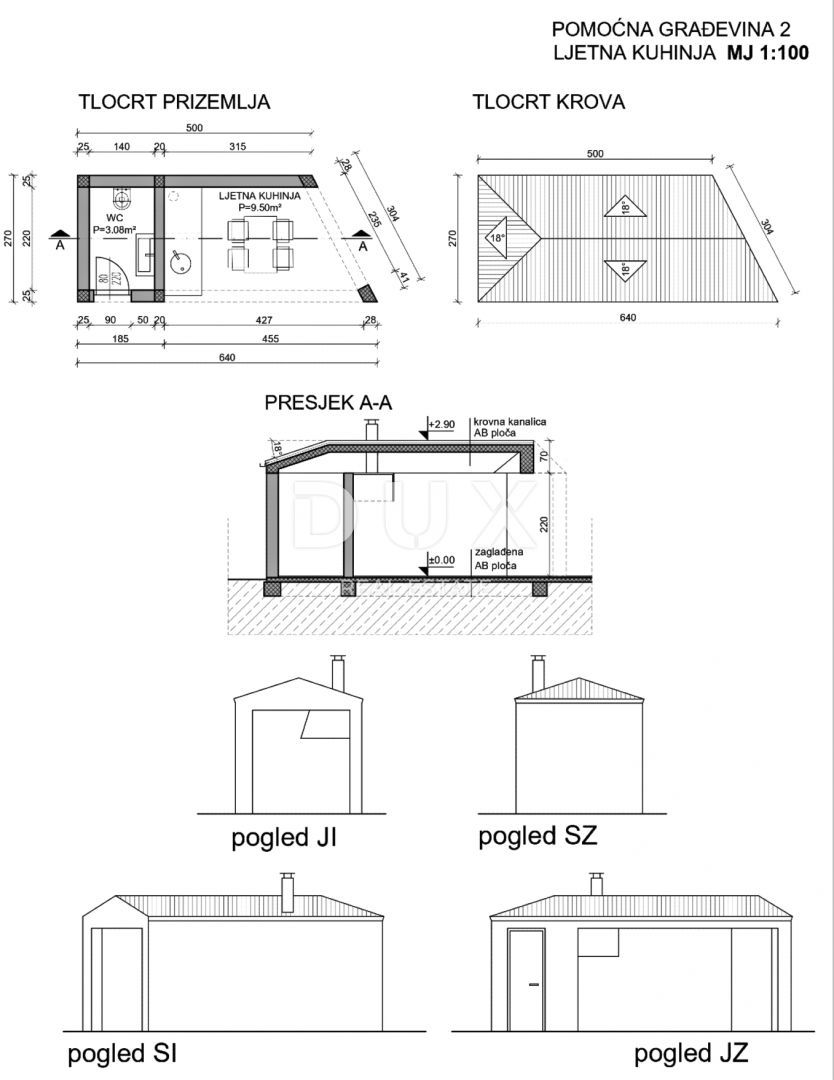ISTRIA, MARČANA - Casa con piscina in costruzione