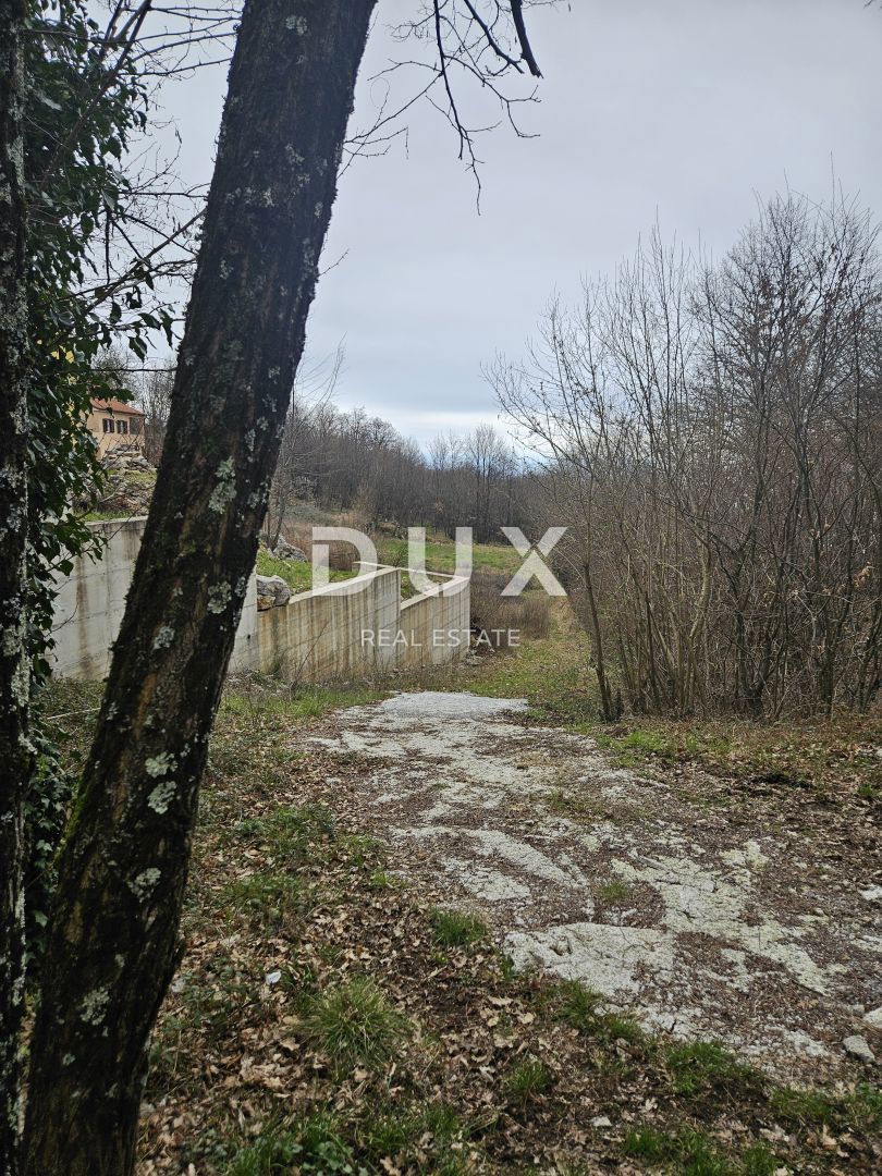 OPATIJA, VEPRINAC - terreno edificabile 1255m2 con vista mare per un edificio residenziale - appartamenti / casa di famiglia / casa in affitto con piscina 
