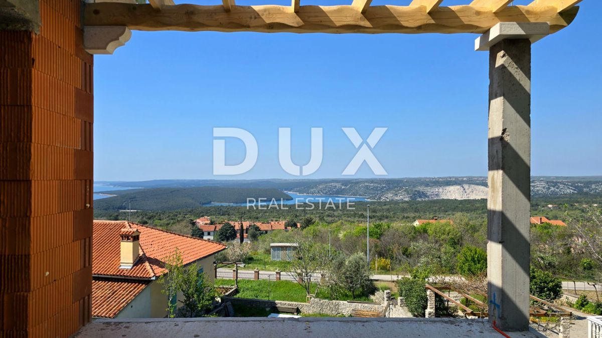ISTRIA, RABAC - Casa mediterranea con piscina e vista panoramica sul mare