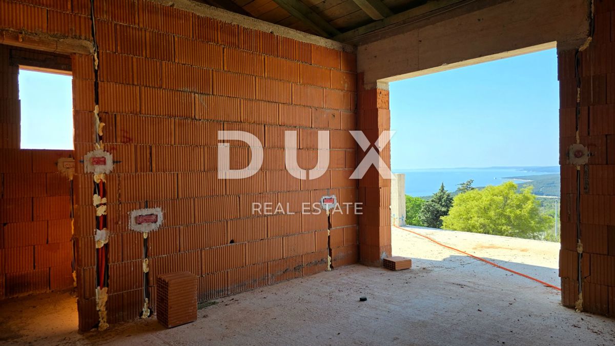 ISTRIA, RABAC - Casa mediterranea con piscina e vista panoramica sul mare