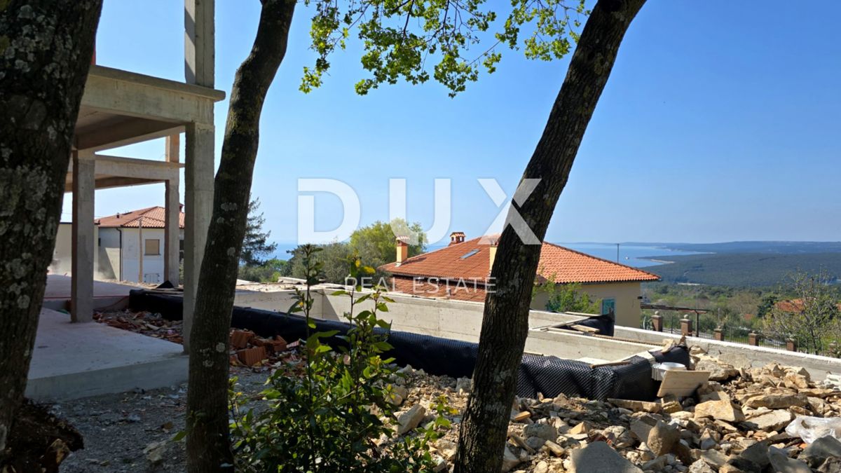ISTRIA, RABAC - Casa mediterranea con piscina e vista panoramica sul mare